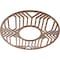 Ekena Millwork Empire Wood Fretwork Pierced Ceiling Medallion, Walnut, 16"OD x 5 7/8"ID x 1/4"T CMWP16X16X0250EPWA - alternate 4